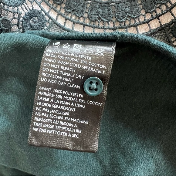 Anthropologie Navy Lace Blouse - Picture 7 of 10